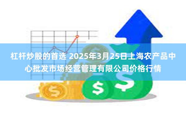 杠杆炒股的首选 2025年3月25日上海农产品中心批发市场经营管理有限公司价格行情