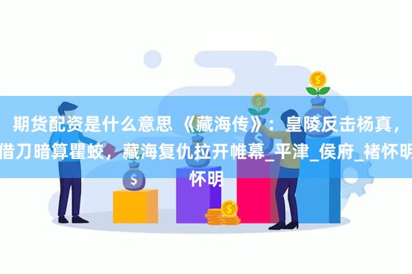 期货配资是什么意思 《藏海传》：皇陵反击杨真，借刀暗算瞿蛟，藏海复仇拉开帷幕_平津_侯府_褚怀明